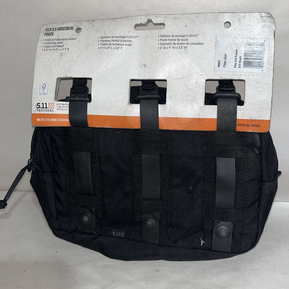 5.11 Tactical Flex 6.9 Horizontal Pouch Black With Defects