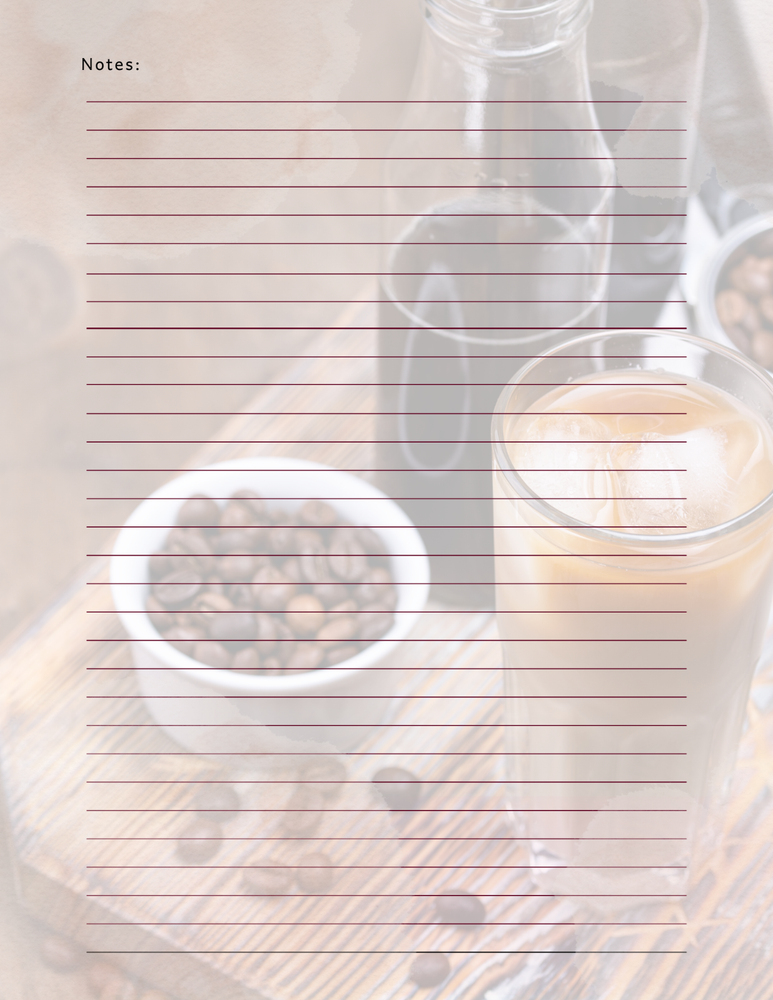 Coffee Lovers Daily Planner & Grateful Themed Journal