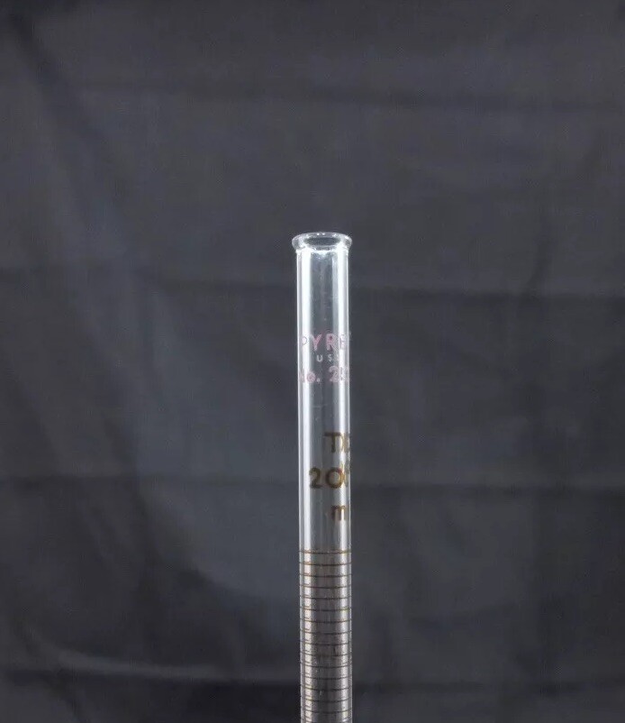 CORNING Pyrex 10 mL Buret, PTFE Stopcock 2mm bore #2103