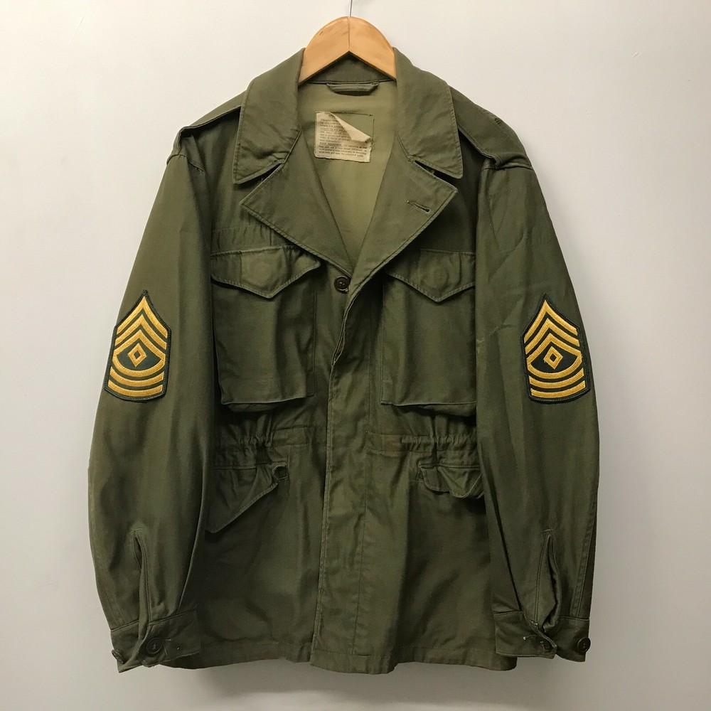 Vintage US Army M43 Field Jacket, Size Medium M-12