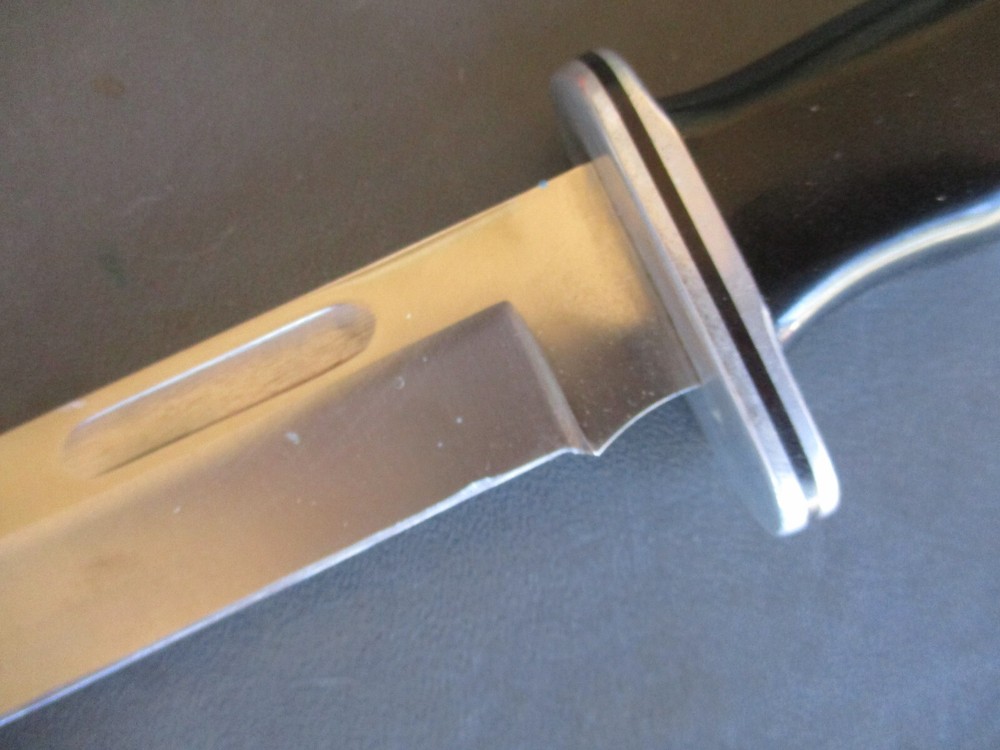 Vtg No Date Code BUCK MODEL 119 Fixed Blade Knife with Sheath