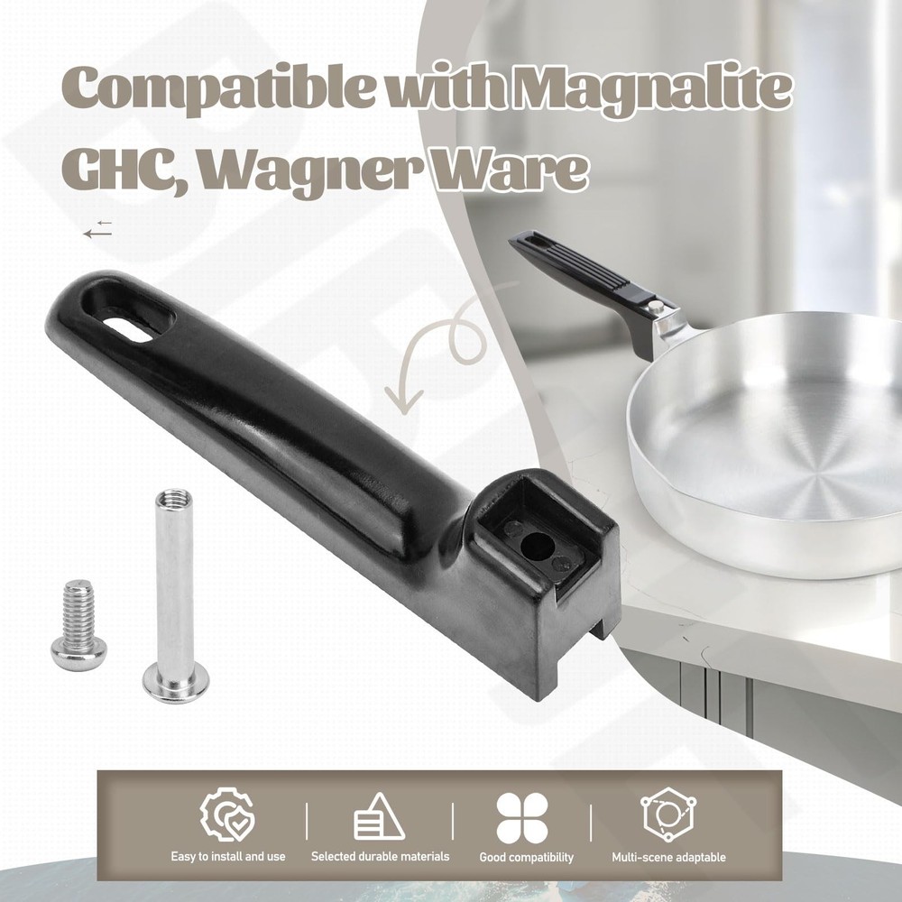 Cookware Pot Replacement Handles Compatible with Magnalite, Wagner Ware, GHC,...