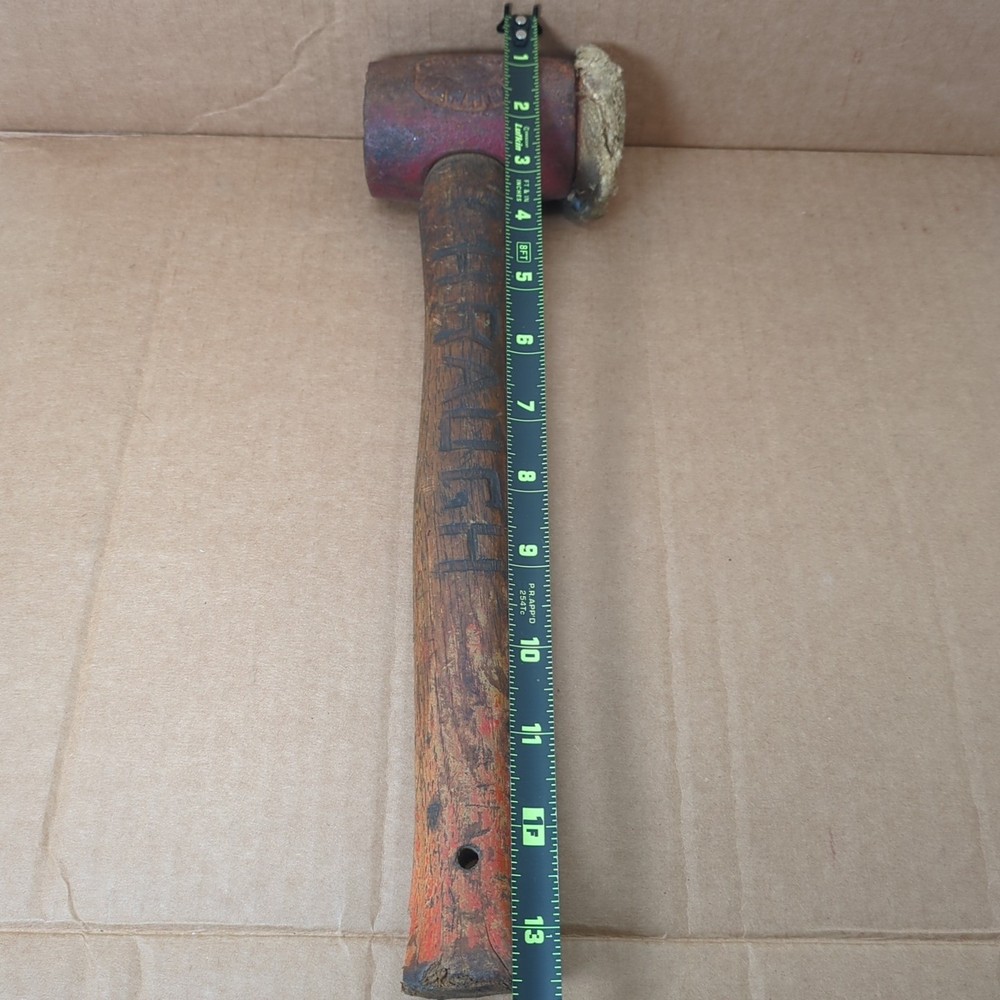 Vintage Chicago Rawhide Rawhide Mallet Hammer 1 Soft Face Insert