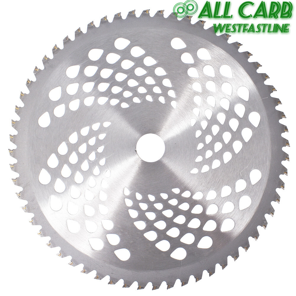 2 Pack -10" x 60T Carbide Tip Brush Blades For Cutter Trimmer Weed Eater Replace