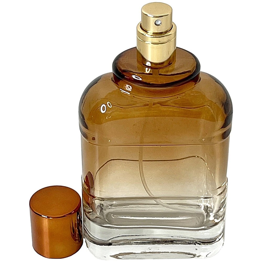 100ml 3.4oz clear gradient colored glass spray empty perfume bottles decant