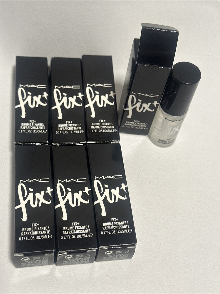 7x MAC Prep + Prime Fix+ Primer and Setting Spray  mini size 0.17oz/5ml each