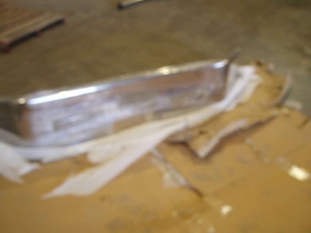 CHROME PLATED SEMI BUMPER 16"