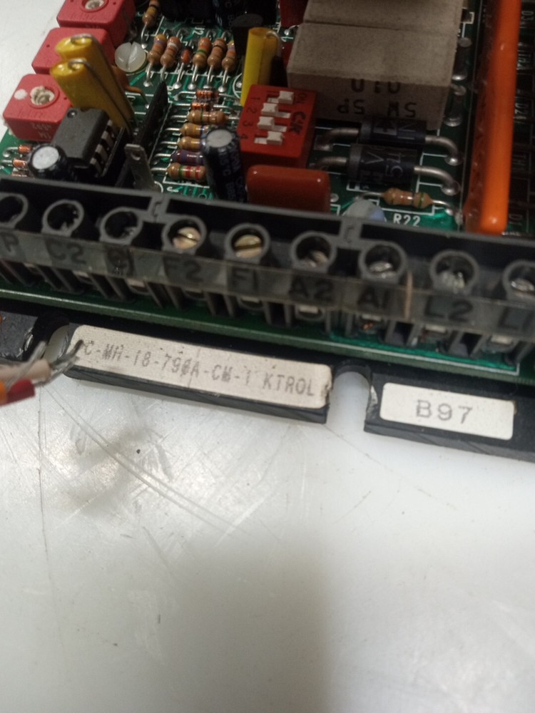 Electrol C-MH-18-790A-CM-1 Speed Controller KTROL