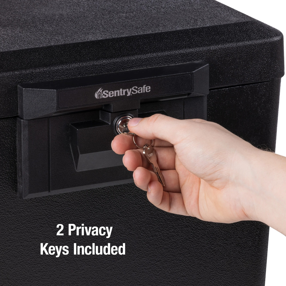 Sentrysafe 0.6 Cu Ft Security Fire File Safe with Key Lock, 1170