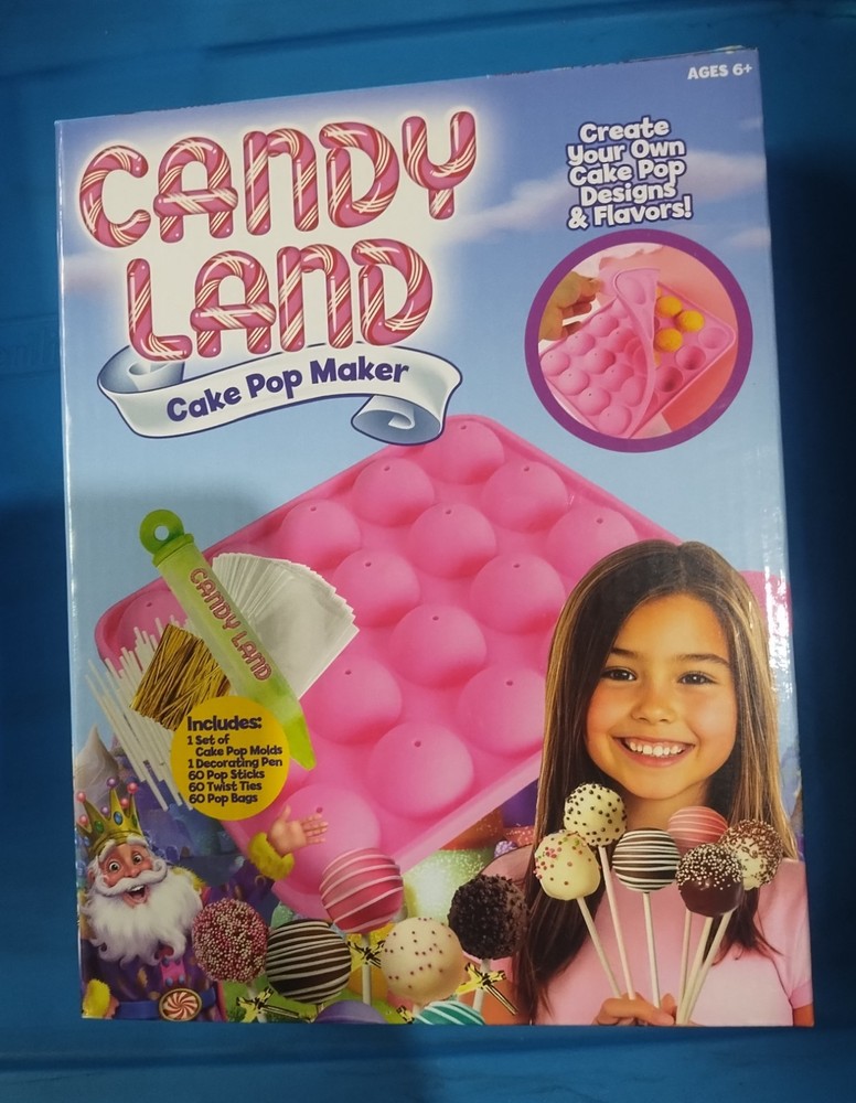 Candy Land Cake Pop Maker Kit Mold And Decorating Pen