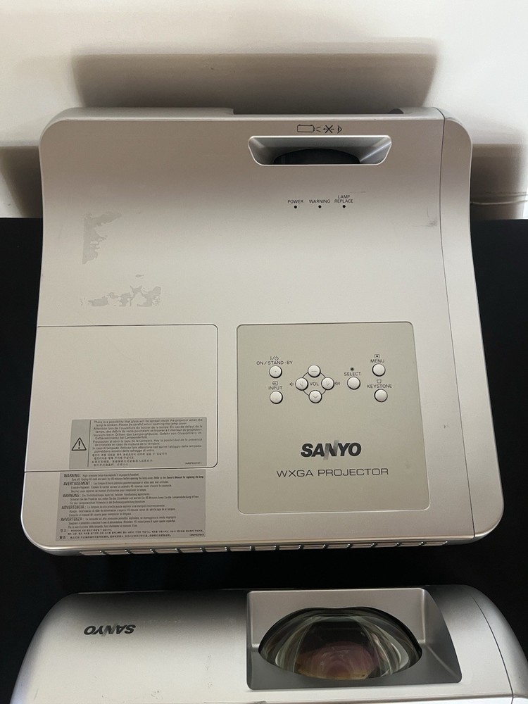 Two Sanyo PLC-WL2503 Projectors - No Accessories - Untested