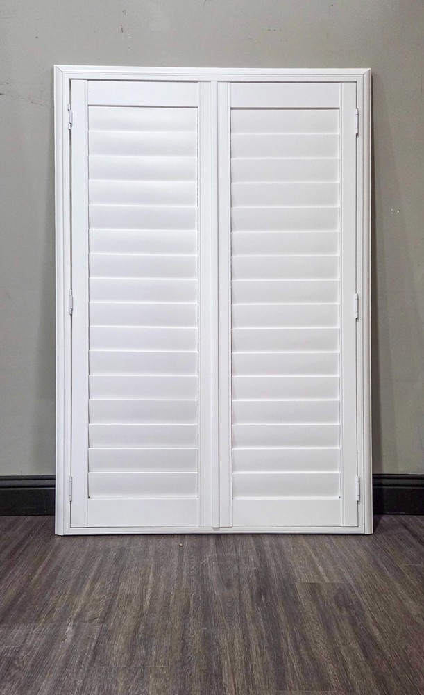 High-quality custom window shutters in excellent condition. - $80