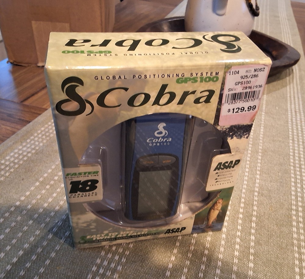 Cobra Global Positioning System  GPS100 Complete instructions GPS Reciever