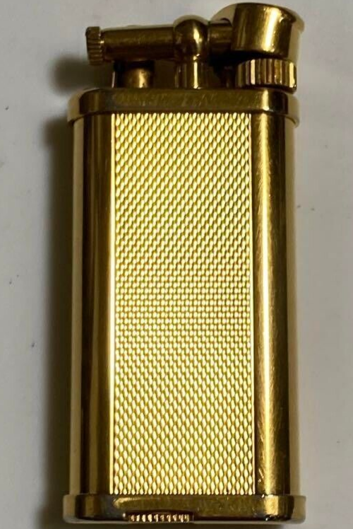 Dunhill Gas lighter Gold unique hammer without box