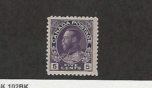 Canada, Postage Stamp, #112 Mint NH, 1922, JFZ