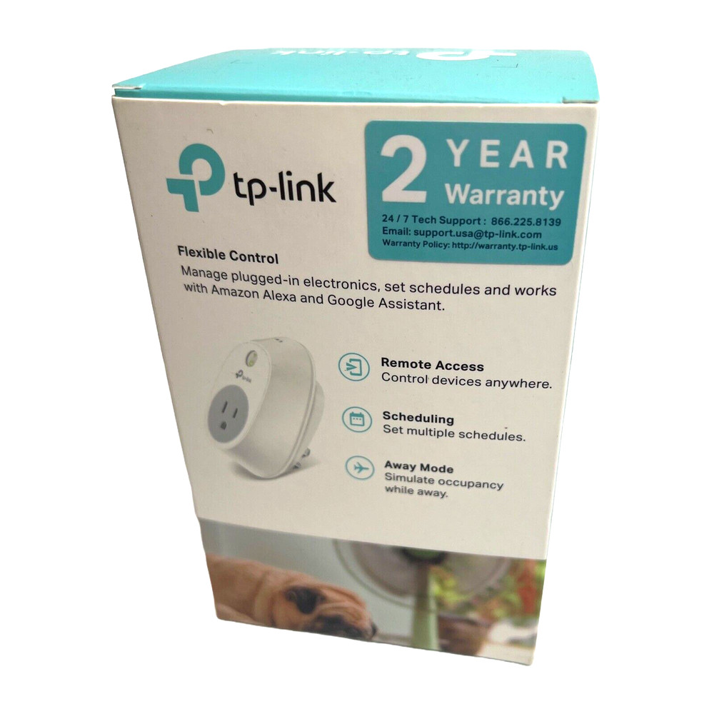 TP-Link Smart Wi-Fi Plug Amazon Alexa or Google Home Assisstant HS100