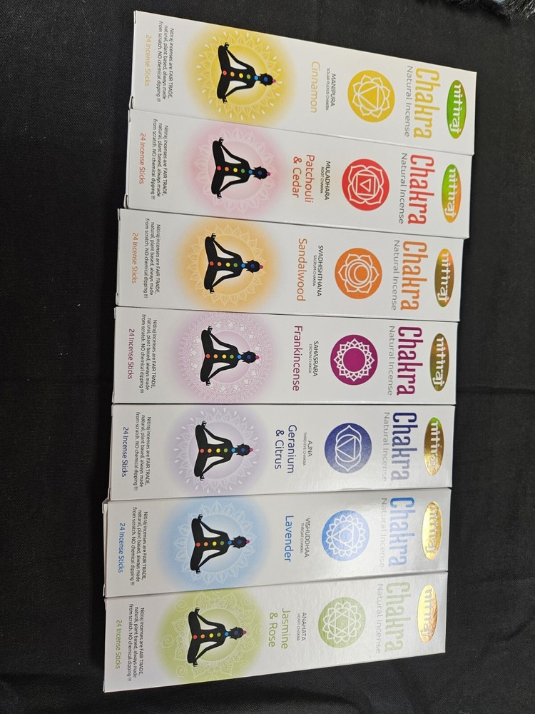 Chakra incense sticks lot