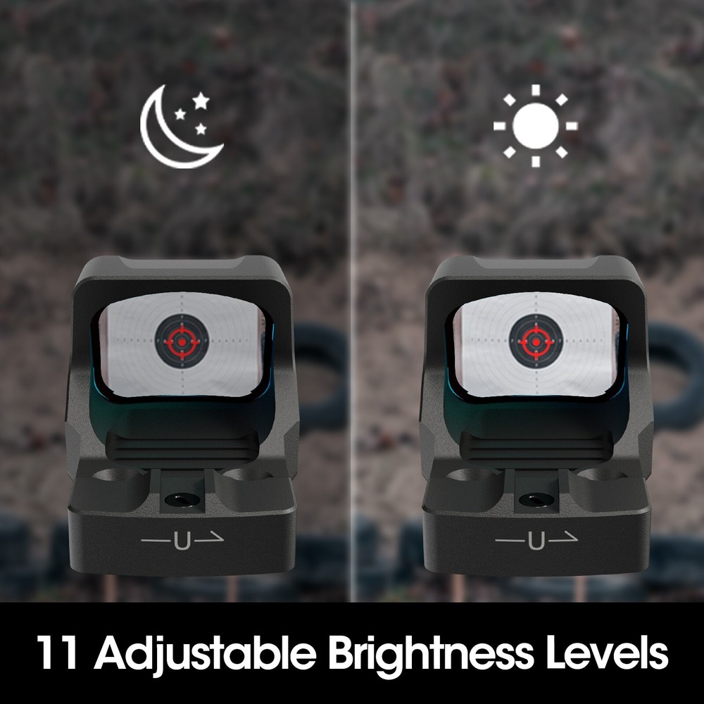 AIMWIN PN330 Red Dot Sight 2 MOA Dot 32 MOA Circle Multi-Reticle Reflex Sight