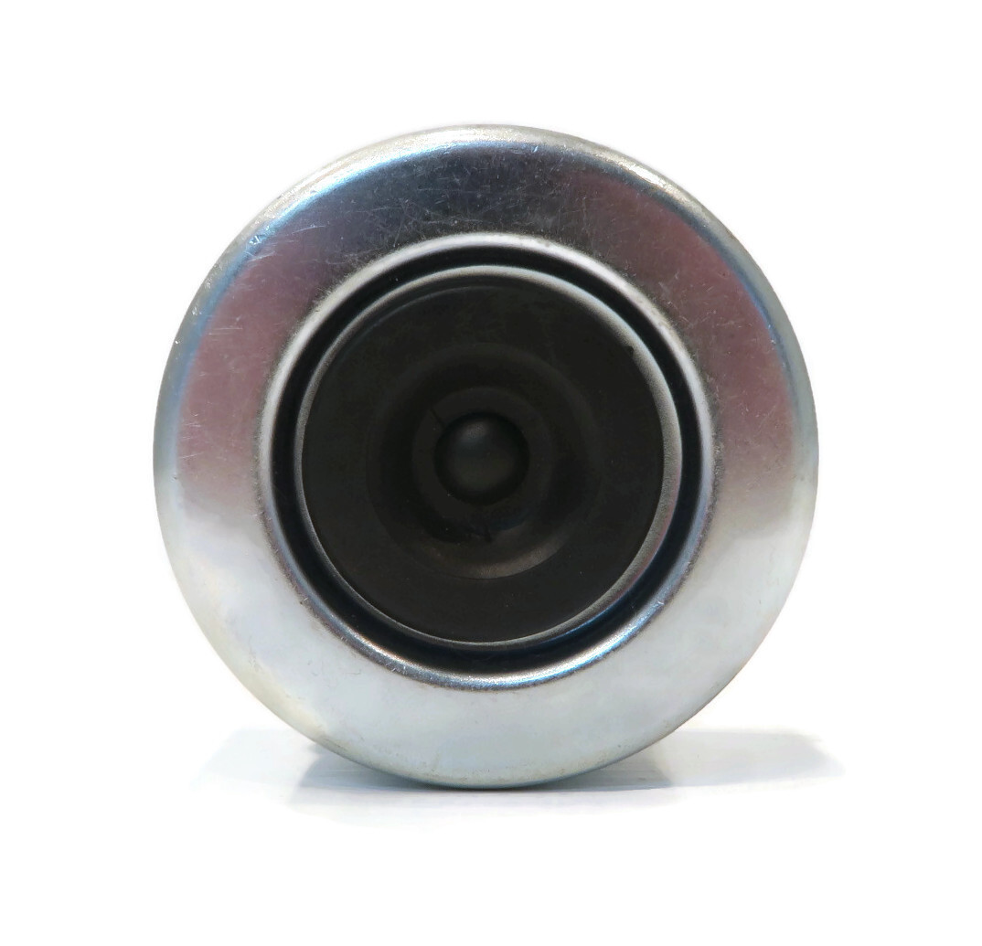 (Pack of 4) Grease Caps, 2.72", with Rubber Plugs for 8 Lug Hub, Trailer Axles