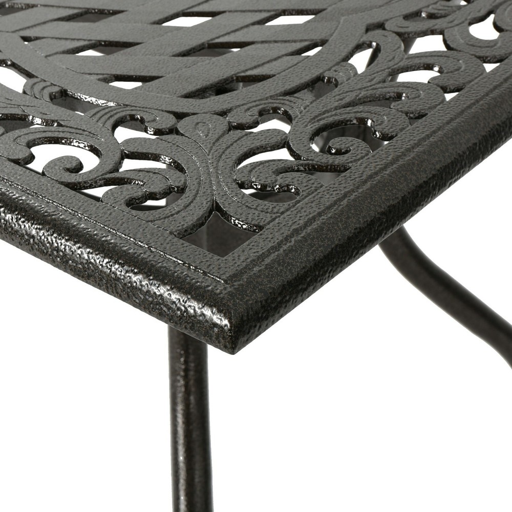 Monteria Bronze Cast Aluminum Rectangle Table