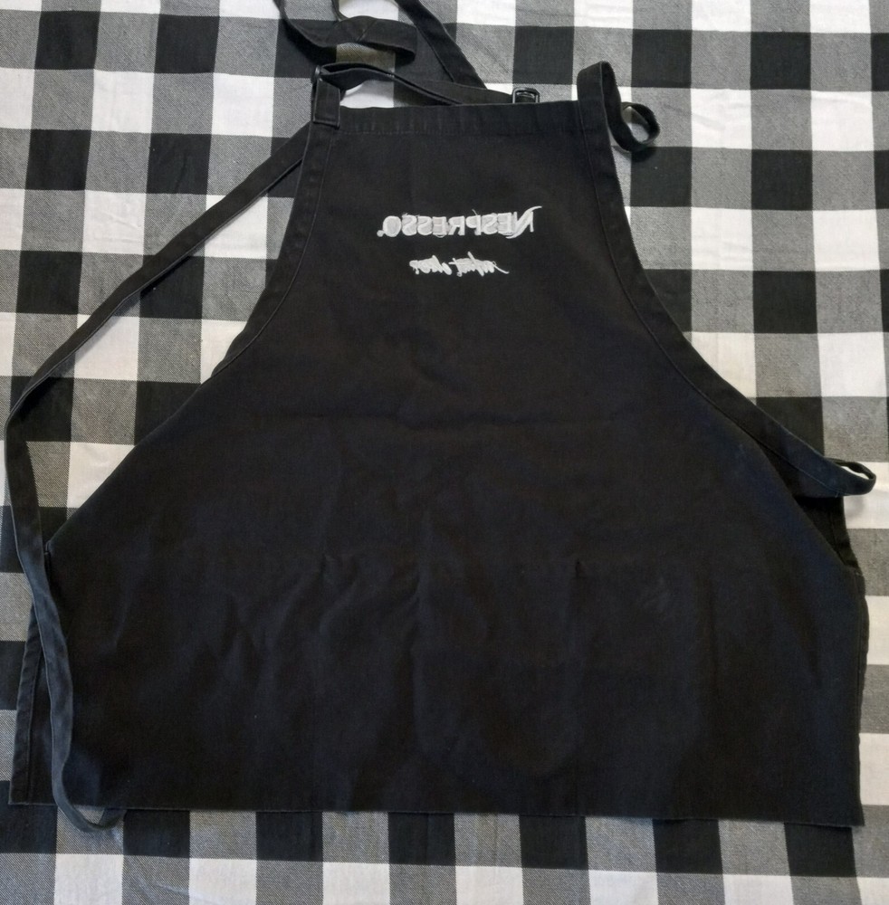 Used NESPRESSO What Else Coffee Apron