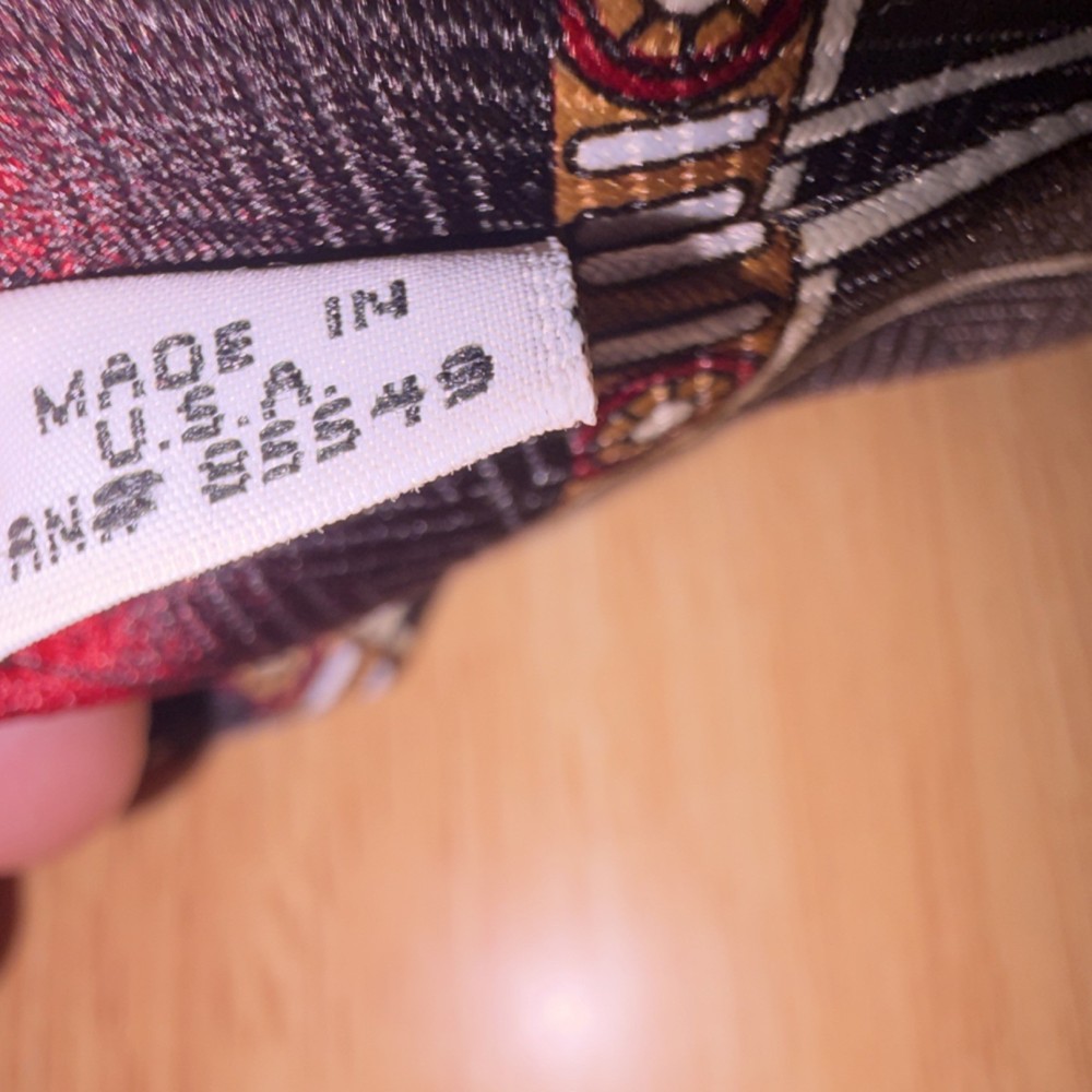 Basic Image Polyester Tie Red Gray Black Beige Geometric Pattern Men's Classic