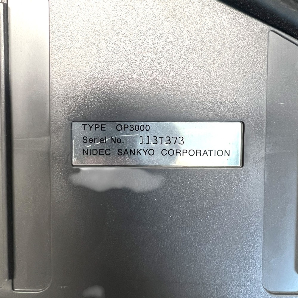 Nidec Sankyo OP3000 Robot Controller Teach Pendant HMI with E-Stop USED