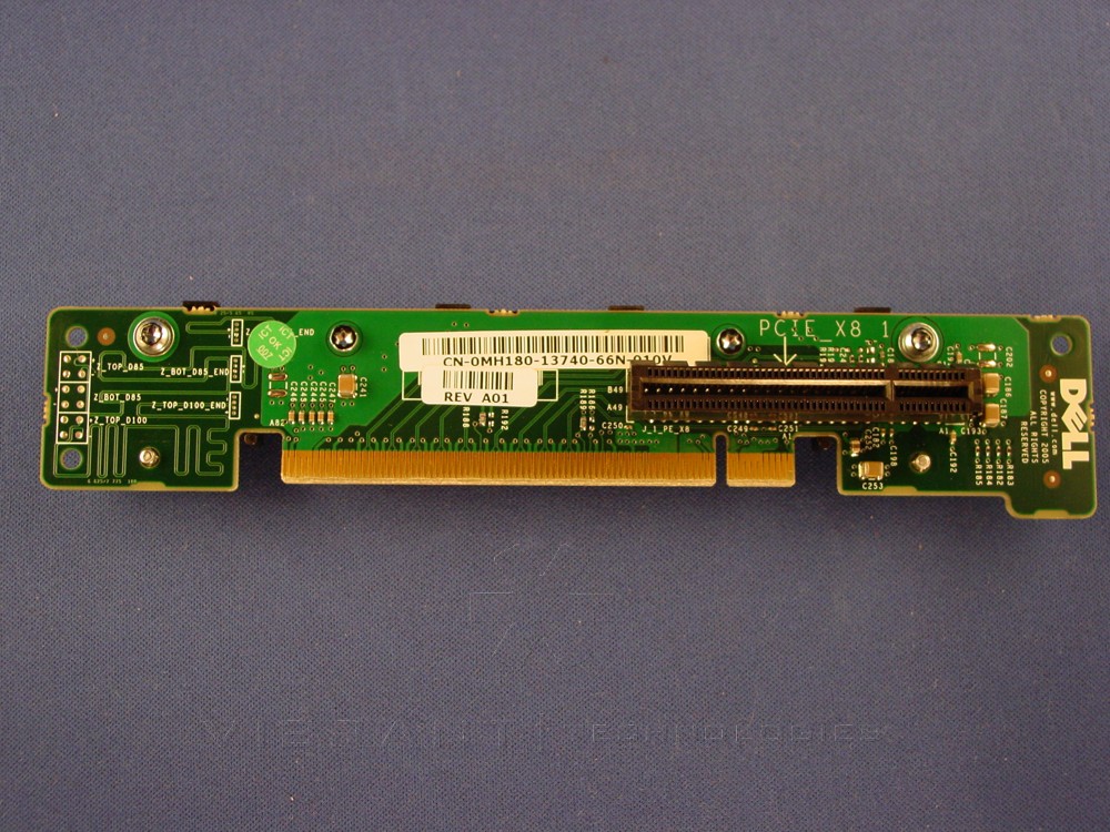 Dell 0MH180 Poweredge Server 2950 PCI-E Center Riser Card vt