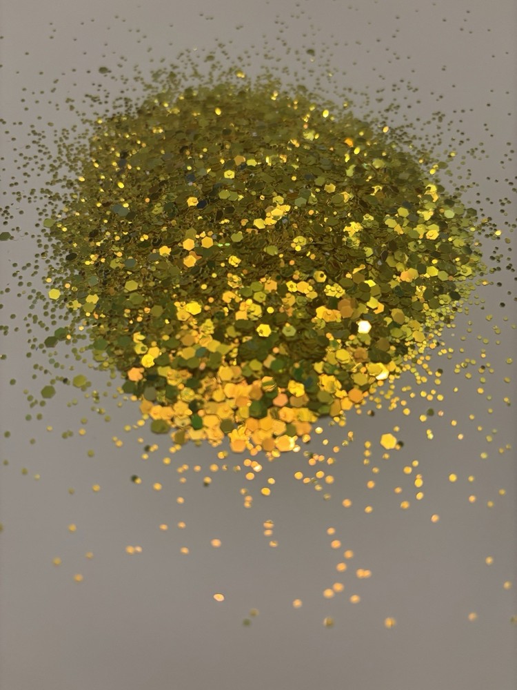 Chunky Yellow 3.3 Oz Glitter Bottle