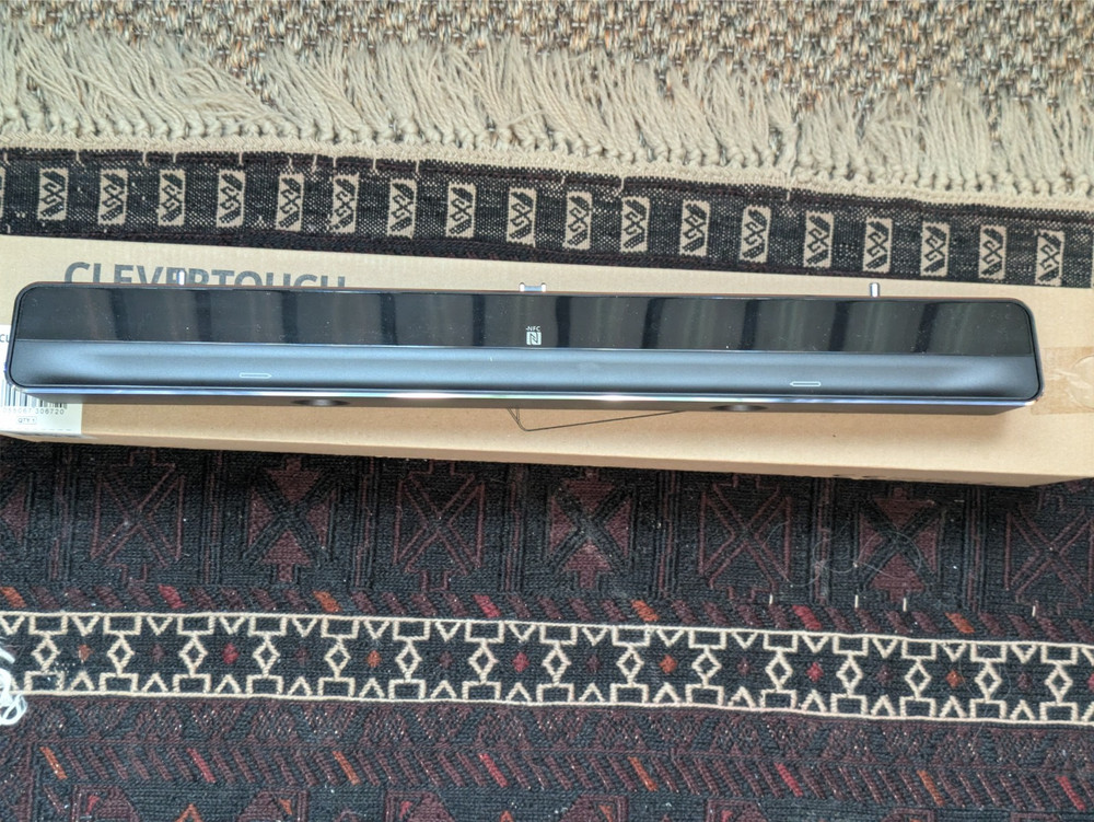 Clevertouch IFPD Pen tray Accessory with NFC function - open box