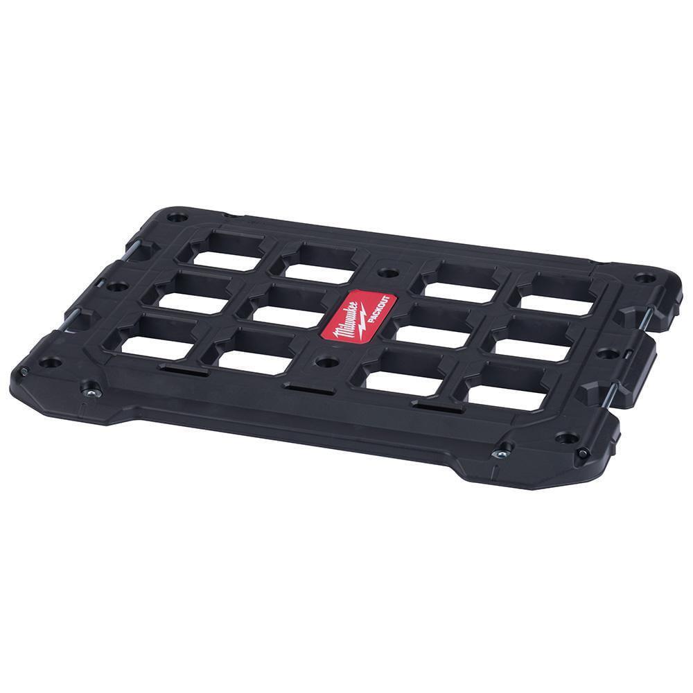 Durable Milwaukee PACKOUT Wall and Floor Mounting Plate Storage System