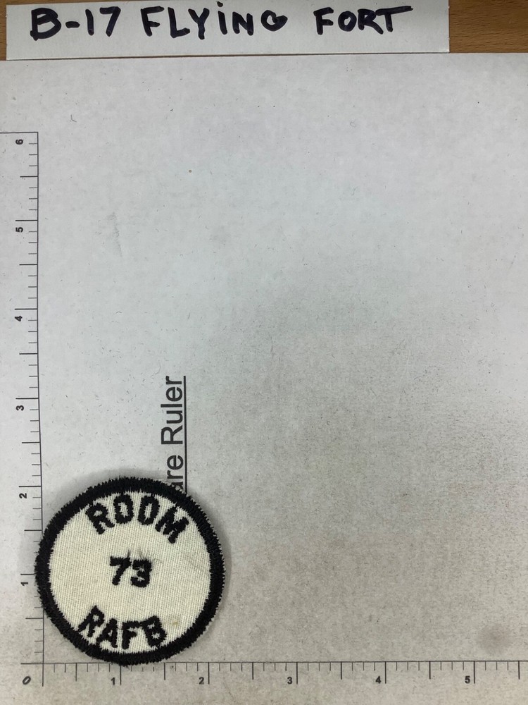 VINTAGE USAF ROOM 73 RAFB PATCH