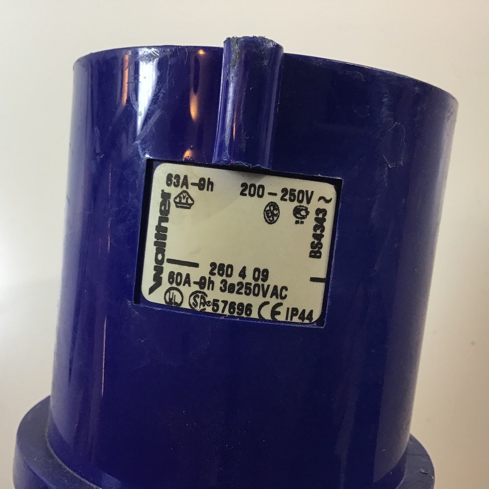 WALTHER 63A-9H PLUG 200-250V Used