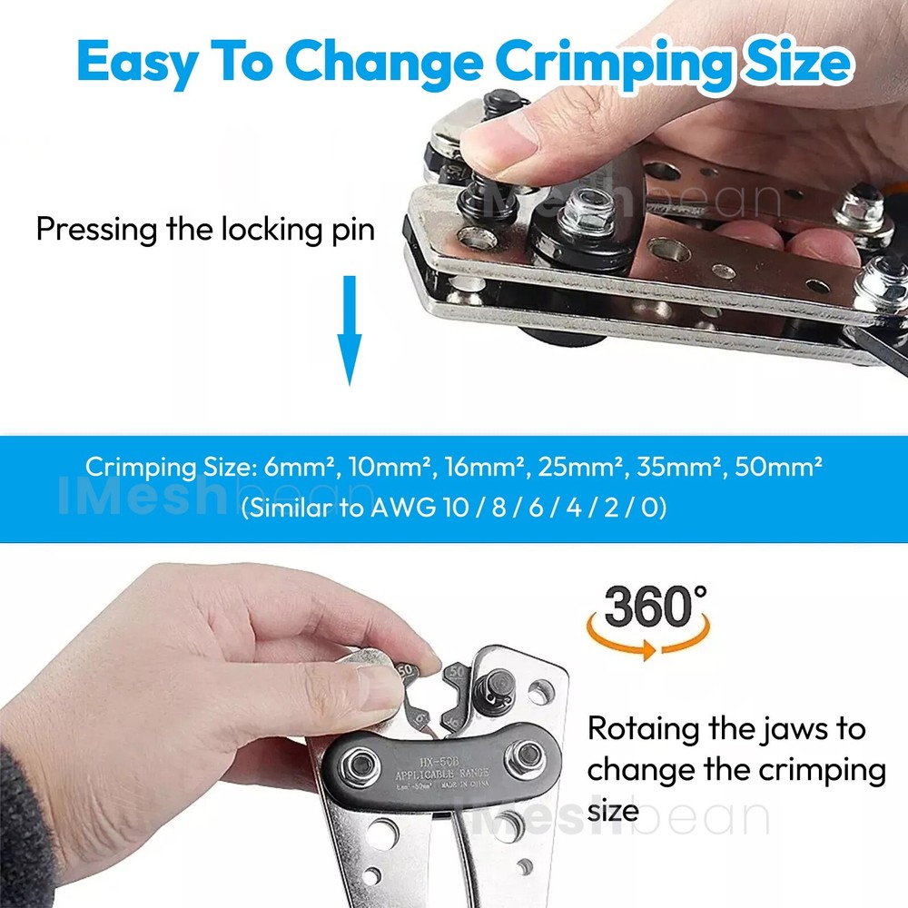 280PCS Car Copper Lug Ring Terminals Cable Electrical Wire Crimp Connectors Kit