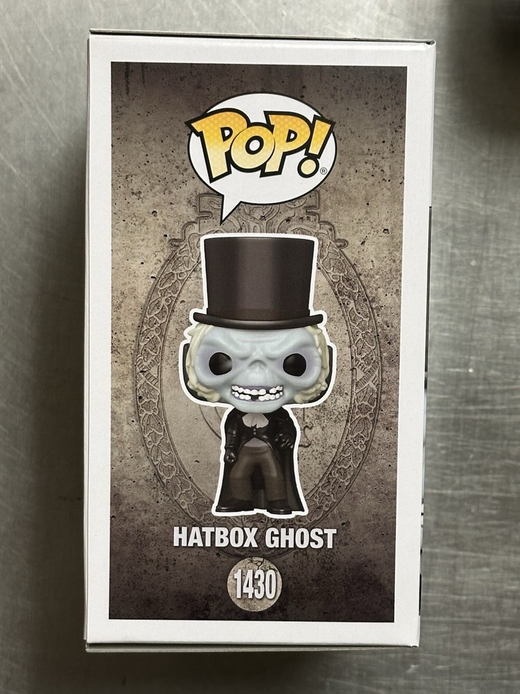 FUNKO POP! HATBOX GHOST #1430 DISNEY HAUNTED MANSION GLOW HOLLYWOOD EXCLUSIVE!!