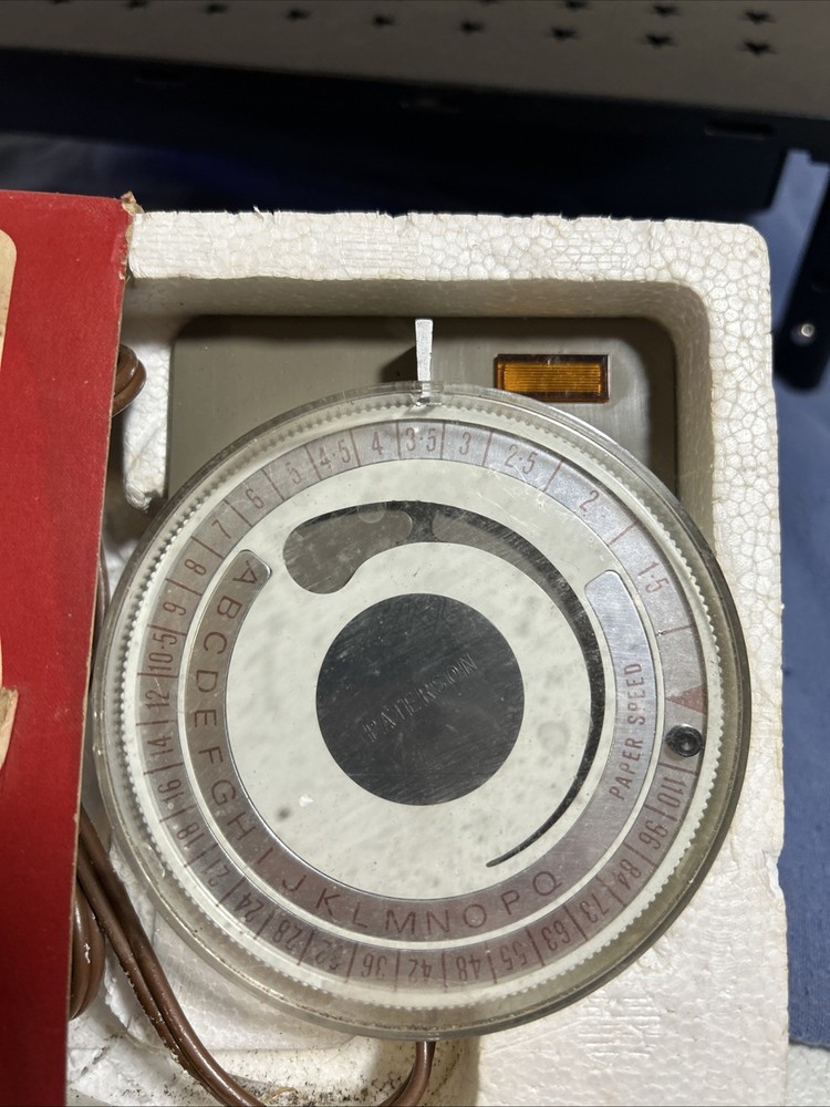 PATTERSON CdS ENLARGING METER WORKING IN BOX W INSTRUCTIONS