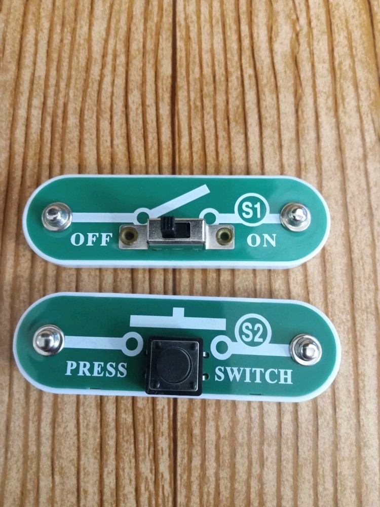 Snap Circuits Elenco S1 Slide Switch S2 Press Switch