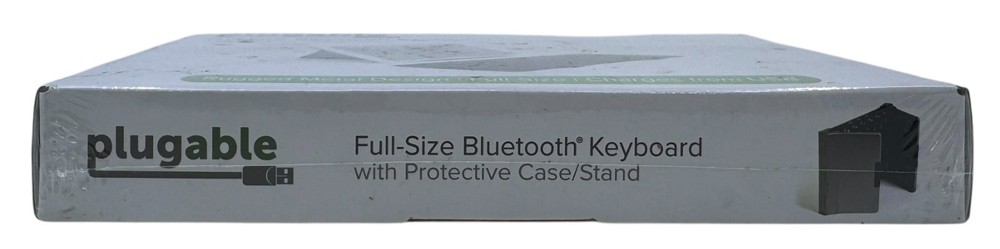 Plugable Wireless Full-Size Bluetooth Keyboard Gray BT-KEY3XL SEALED