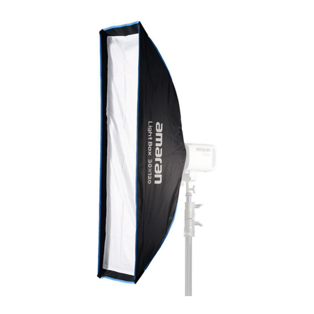 amaran Light Box 30x120 One Snap Setup Narrow Rectangular Bowens Mount Softbox