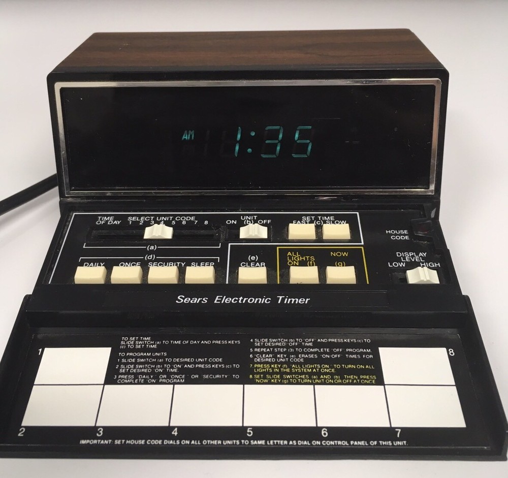 Sears Whole-House Console Timer 473.75100.0 programmable whole house 75100