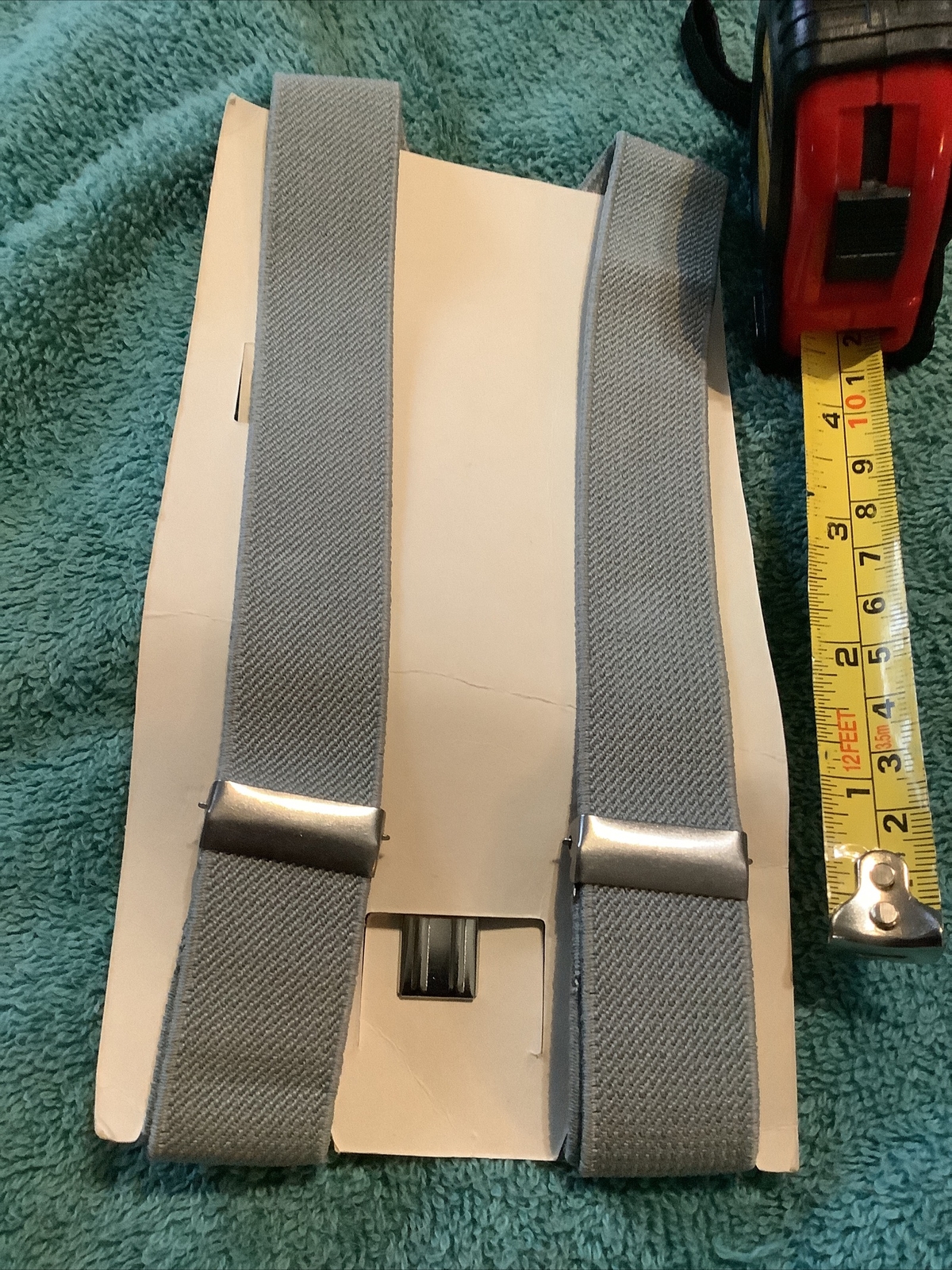 Toddlers Gray Adjustable Suspenders