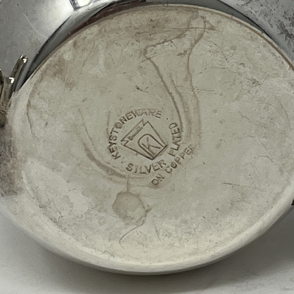 Vintage Keystoneware Tea Set Silver Plate on Copper Hallmarked K