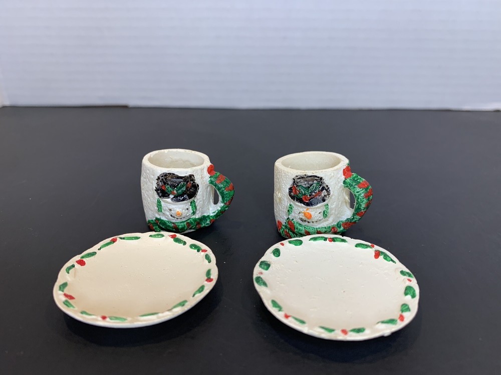 Small Snowman Mini Tea Set 1996