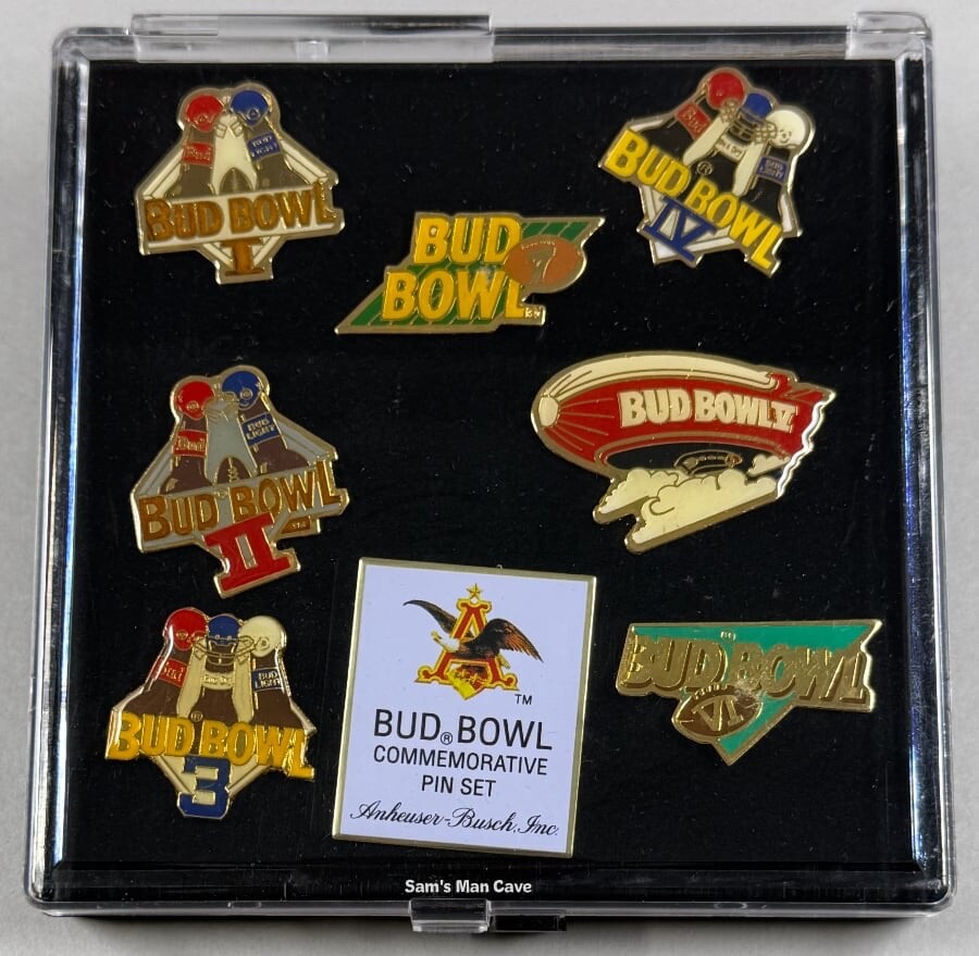 Bud Bowl Commemorative Pin Set