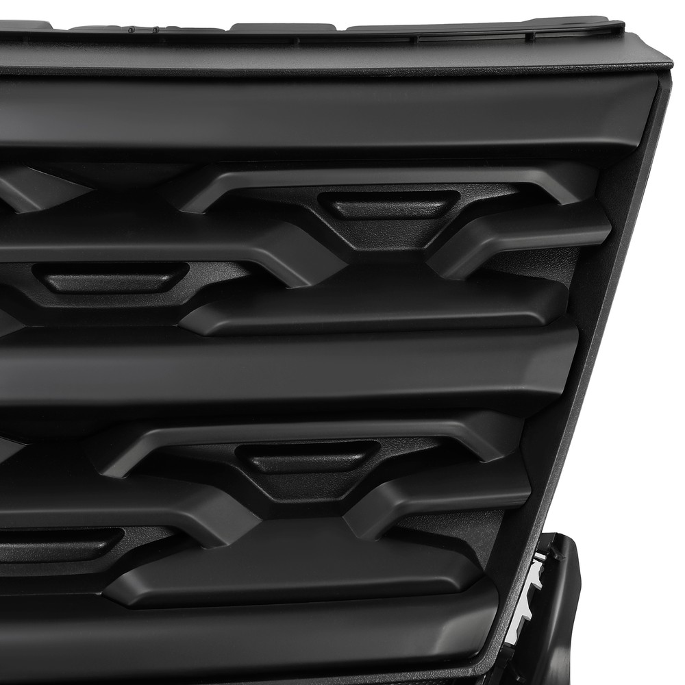 For Ford Explorer 2018-2019 Black Front Bumper Upper Grille Black ABS Painted