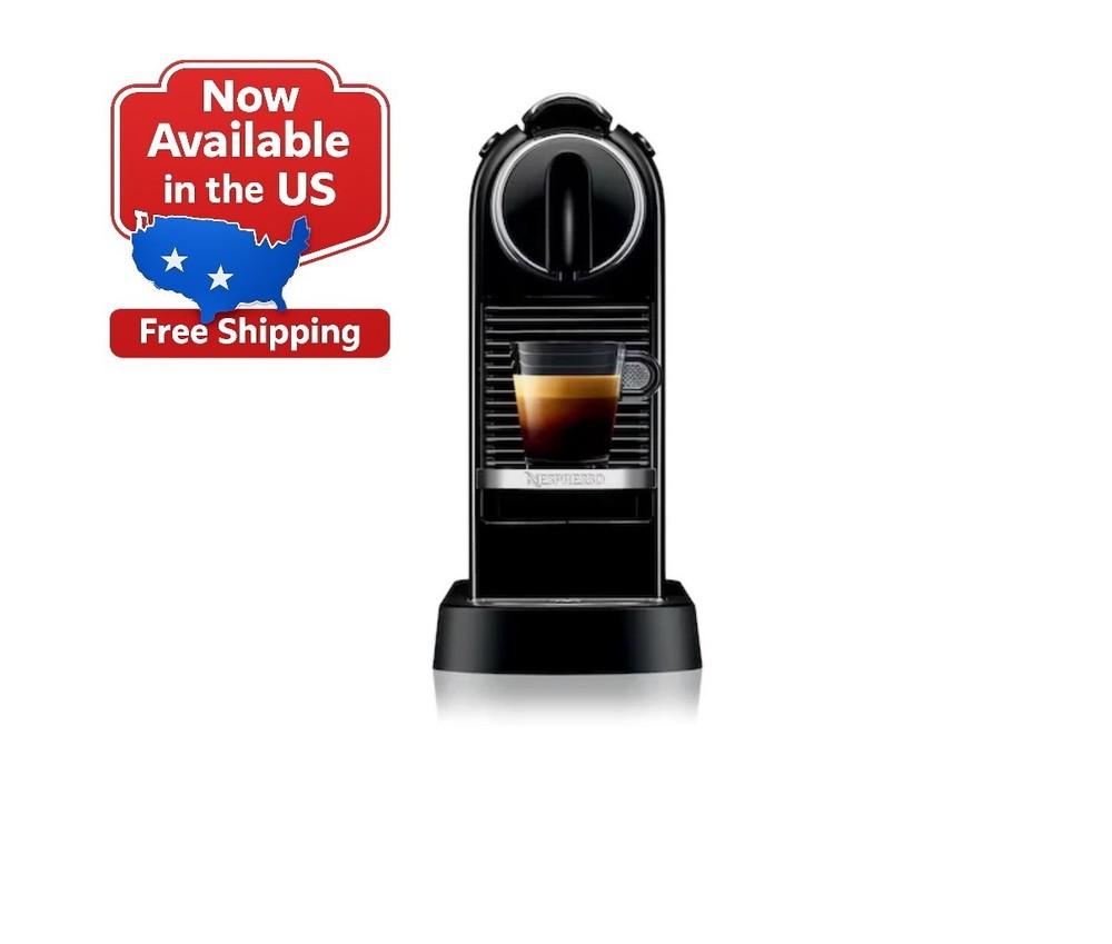 Nespresso CitiZ Limousine Black Espresso Machine