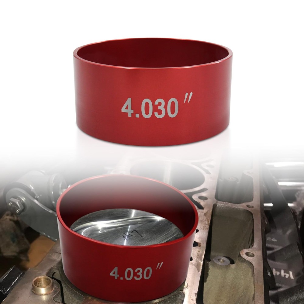 Engine Piston Ring Compressor Tool Compatible for 4.030 Inch Bore Tapered