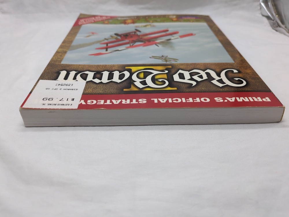 Red Baron II Primas Official Strategy Guide Book