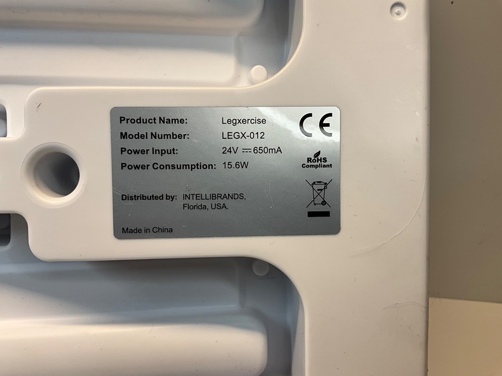 LegXercise Pro LEGX-012 Motorized Leg Activator Exercise Machine- No Remote READ