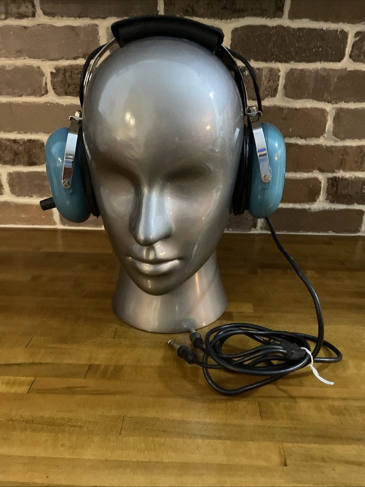 Aviation Headset, Sigtronics Model S-40 UNTESTED Left Earpiece Broken